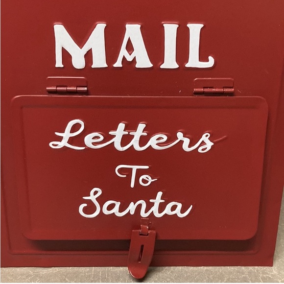 Letters to Santa Metal Mailbox NWT - Picture 2 of 5